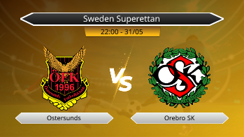Sweden Superettan Ostersunds VS Orebro SK